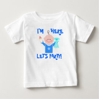 Camiseta De Bebé Invitación de bebé/camiseta de llegada