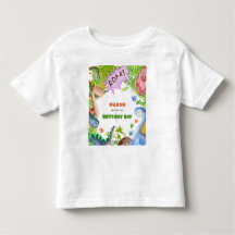 Invitación de cumpleaños 4 del niño dinosaurio