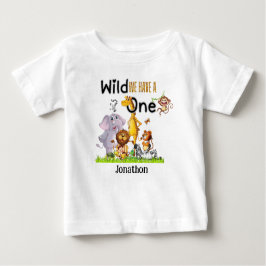 Camiseta De Bebé Invitación de cumpleaños de dibujos animados de an