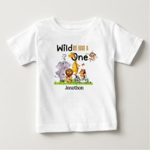 Camiseta De Bebé Invitación de cumpleaños de dibujos animados Safar