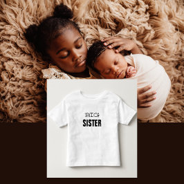 Camiseta De Bebé Invitación del embarazo de la hermana mayor