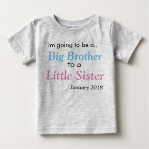 Camiseta De Bebé Invitación del hermano mayor