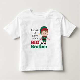Camiseta De Bebé Invitación Elf Gran Hermano navidades