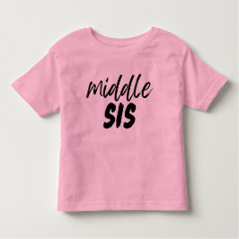 Camiseta De Bebé Invitación hermana del SIS MIDDLE, regalo del herm
