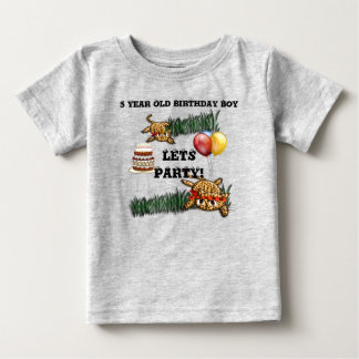 Camiseta De Bebé Invitaciones al cumpleaños del Safari de Leopard U