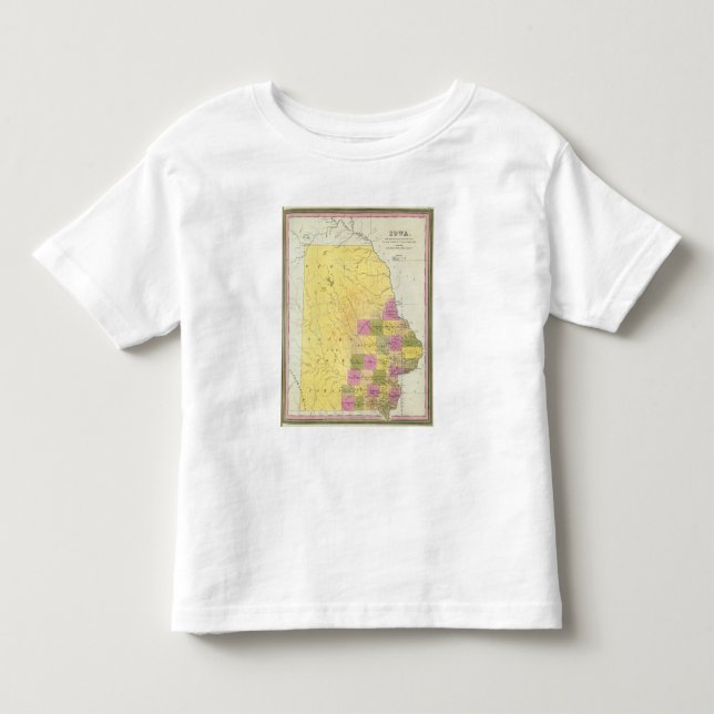 Camiseta De Bebé Iowa 7 (Anverso)