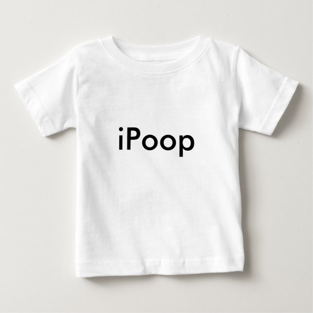 Camiseta De Bebé iPoop (Anverso)