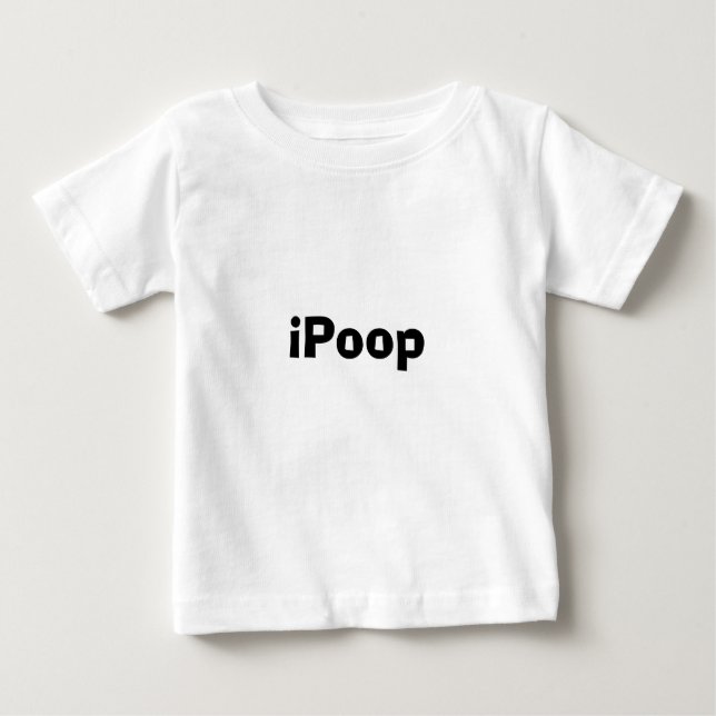 Camiseta De Bebé iPoop (Anverso)