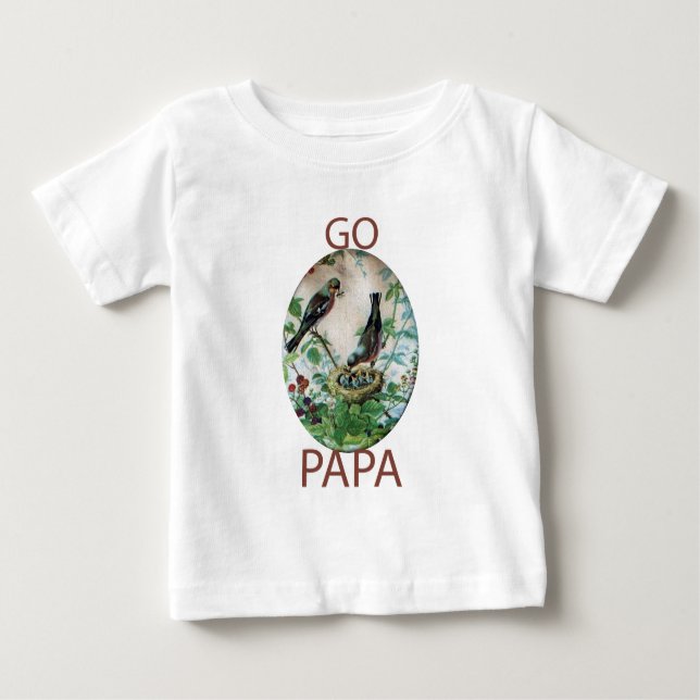 Camiseta De Bebé Ir a papá (Anverso)