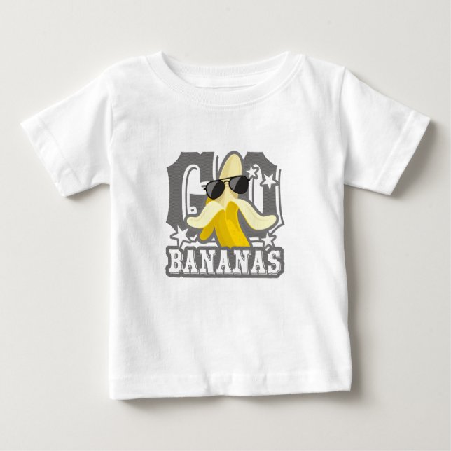 Camiseta De Bebé Ir bananas (Anverso)