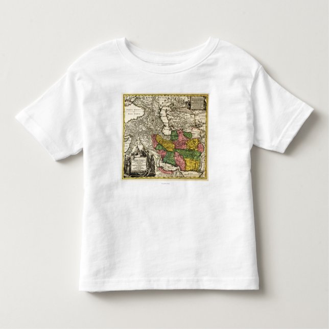 Camiseta De Bebé IranPanoramic MapIran (Anverso)