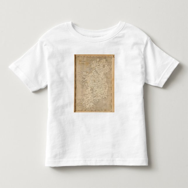 Camiseta De Bebé IrelandMap por Arrowsmith (Anverso)