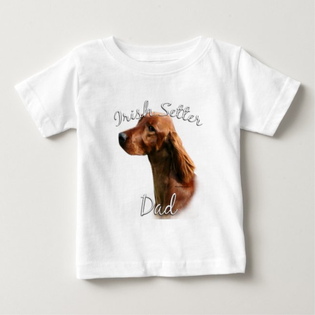 Camiseta De Bebé Irish Setter Dad 2 (Anverso)