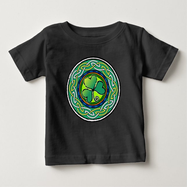 Camiseta De Bebé Irish shamrock (Anverso)