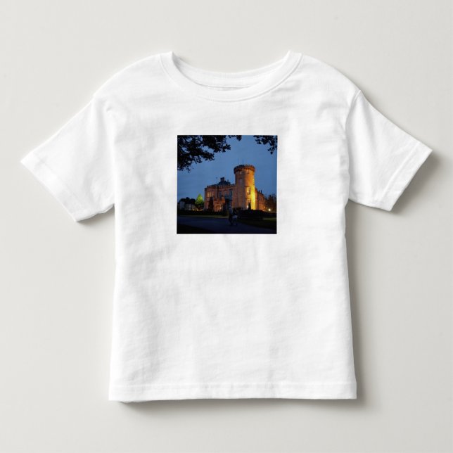 Camiseta De Bebé Irlanda, el castillo de Dromoland iluminado al ano (Anverso)