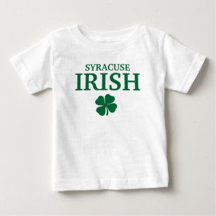Camiseta De Bebé ¡IRLANDÉS orgulloso de SYRACUSE! El día de St