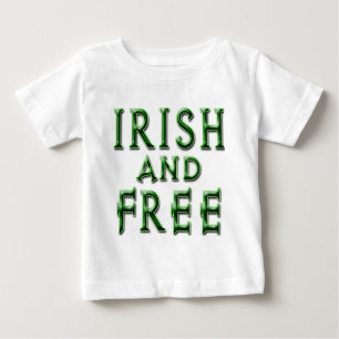 Camiseta De Bebé IRLANDÉS y LIBERE para el día de St Patrick
