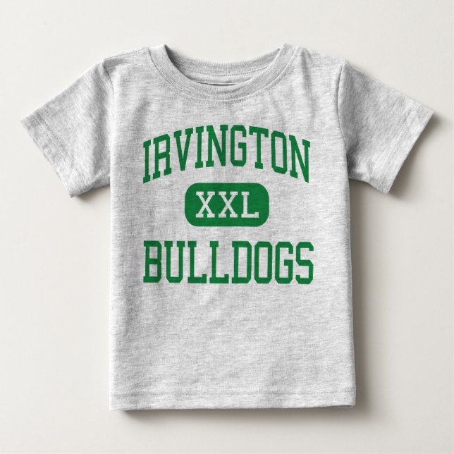 Camiseta De Bebé Irvington - bulldoges - alto - Irvington Nueva (Anverso)
