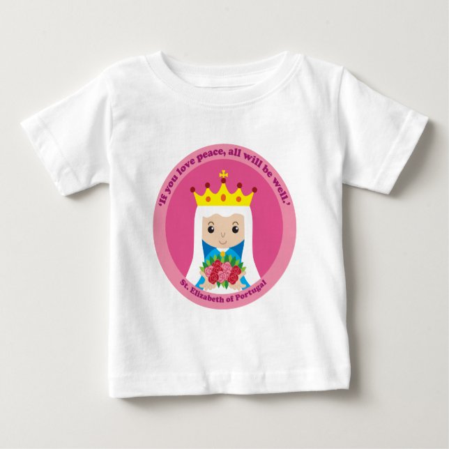 Camiseta De Bebé Isabel de Portugal (Anverso)