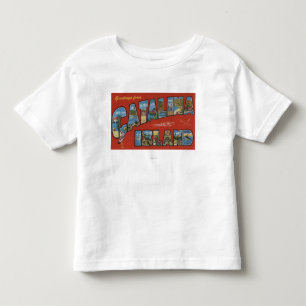 Camiseta De Bebé Isla de Catalina, California - escena grande de la