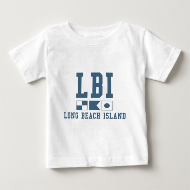 Camiseta De Bebé Isla de Long Beach (Anverso)