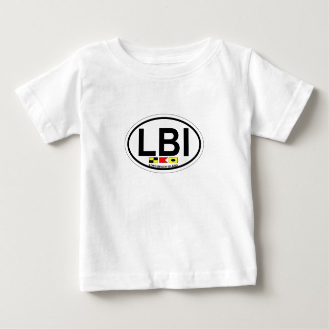 Camiseta De Bebé Isla de Long Beach (Anverso)
