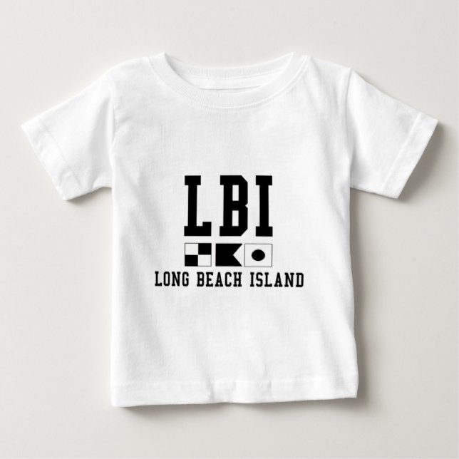 Camiseta De Bebé Isla de Long Beach (Anverso)