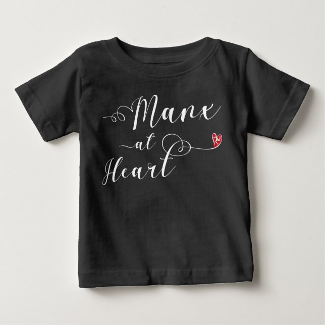 Camiseta De Bebé Isla de Man (Anverso)