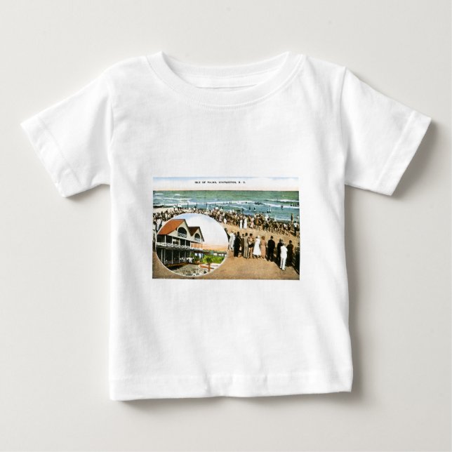 Camiseta De Bebé Isla de Palms, Charleston, Carolina del Sur (Anverso)