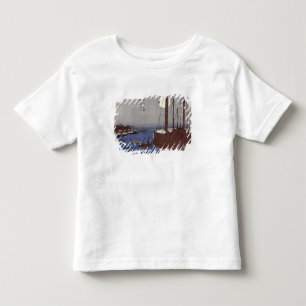 Camiseta De Bebé Isla de Tsukudajima y el distrito de Fukagawa