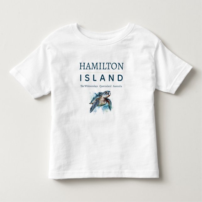 Camiseta De Bebé Isla Hamilton (Anverso)
