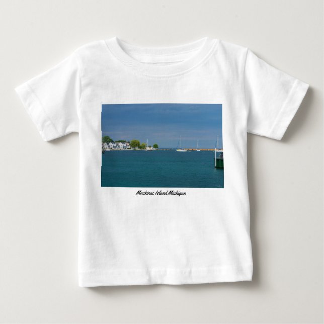 Camiseta De Bebé Isla Harbour Mackinac (Anverso)