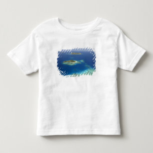 Camiseta De Bebé Isla Matamanoa y arrecife de coral, Isla Mamanuca