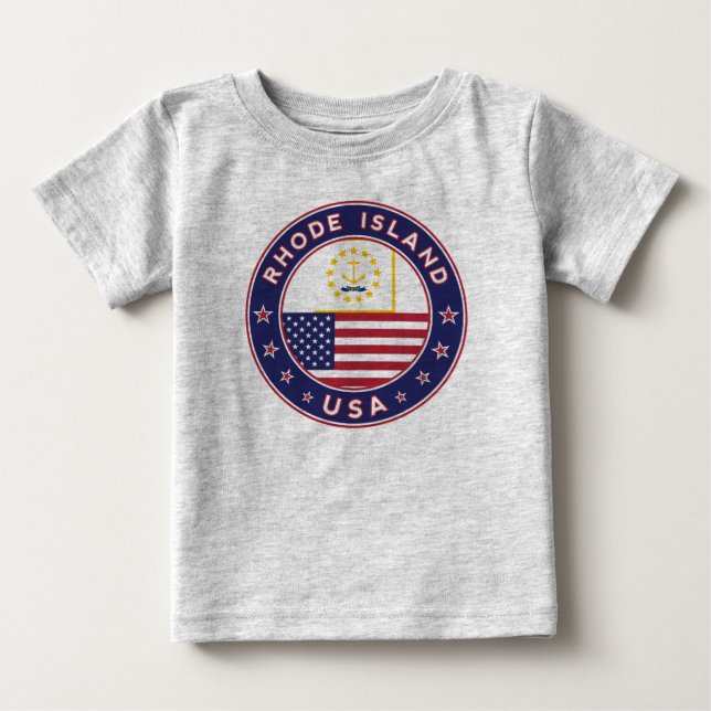 Camiseta De Bebé Isla Rhode (Anverso)