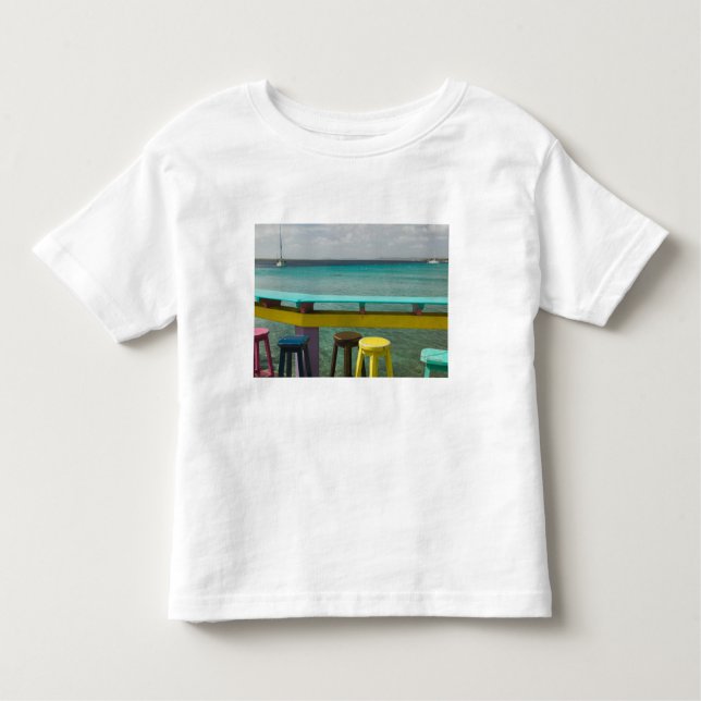 Camiseta De Bebé Islas ABC, BONAIRE, Kralendijk:Vista oceánica (Anverso)