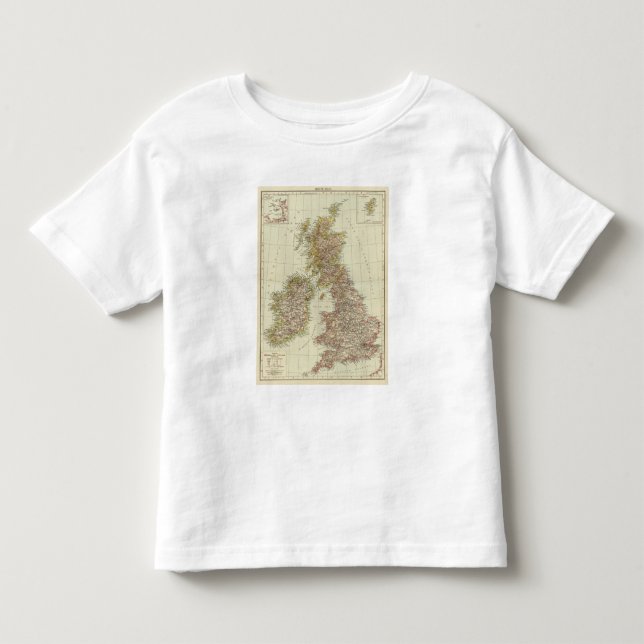 Camiseta De Bebé Islas británicas 10 (Anverso)