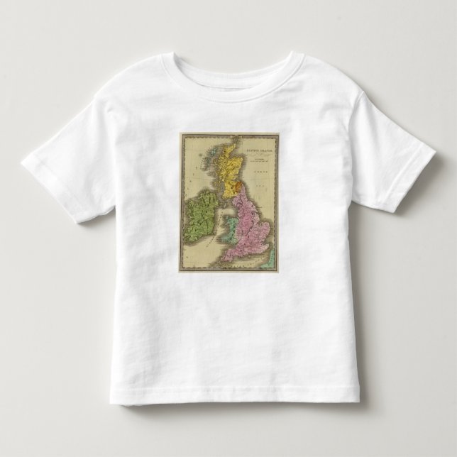 Camiseta De Bebé Islas británicas 3 (Anverso)