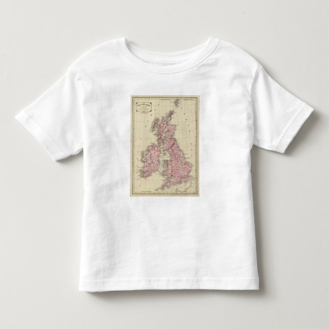 Camiseta De Bebé Islas británicas 5 (Anverso)