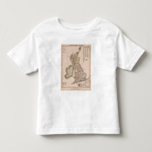 Camiseta De Bebé Islas británicas, Inglaterra, Irlanda