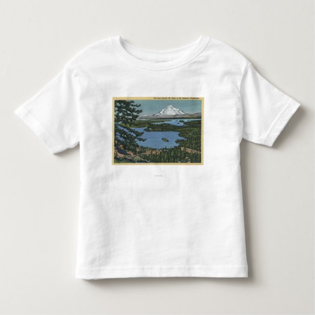 Camiseta De Bebé Islas de San Juan, Washington 2 (Anverso)