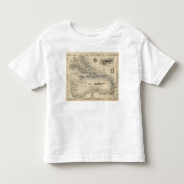 Camiseta De Bebé Islas del oeste 3 de la India (Anverso)