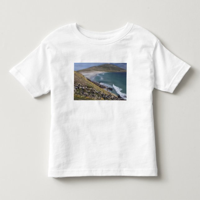 Camiseta De Bebé Islas Malvinas, West Falkland, Saunders (Anverso)