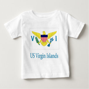 Camiseta De Bebé Islas Vírgenes de los Estados Unidos