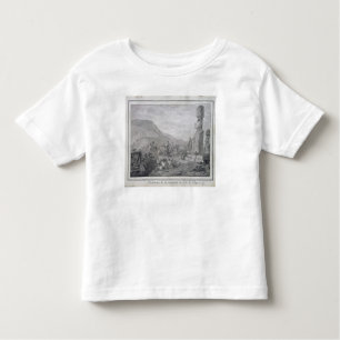 Camiseta De Bebé Isleños y monumentos de la isla de pascua, 1786