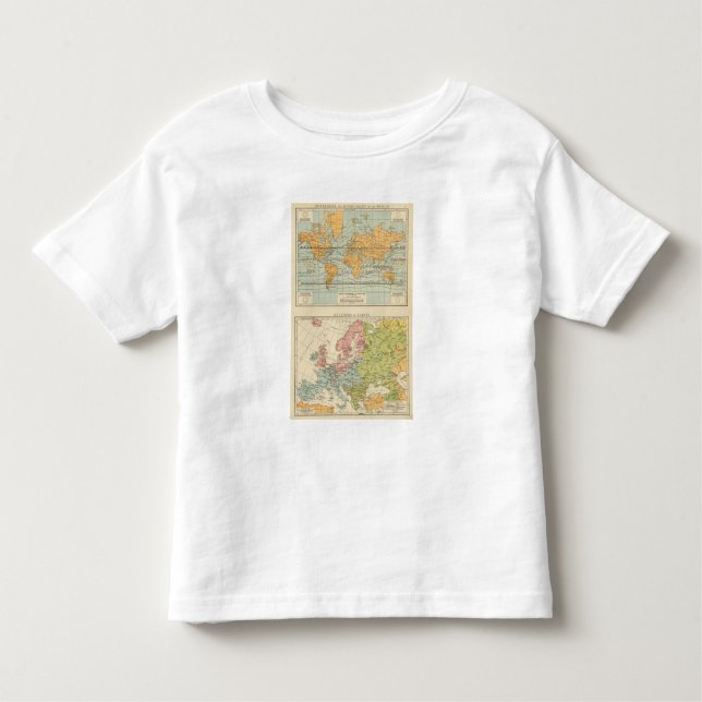 Camiseta De Bebé Isotérmico, religiones Europa de los vientos (Anverso)
