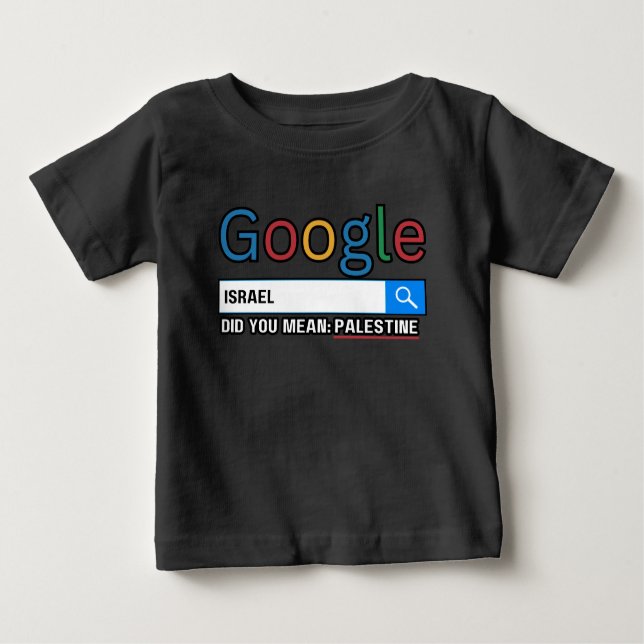 Camiseta De Bebé israel ¿te refieres a la investigación palestina g (Anverso)