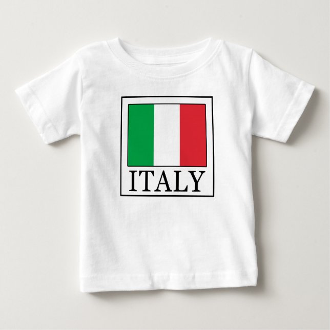 Camiseta De Bebé Italia (Anverso)