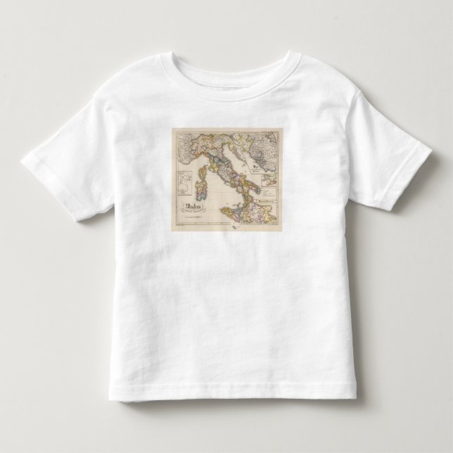 Camiseta De Bebé Italia a su división eclesiástica (Anverso)