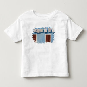 Camiseta De Bebé Italia, Burano. Colgando ropa y ventanas a lo larg
