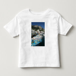 Camiseta De Bebé ITALIA, Campania, (Bahía de Nápoles), CAPRI: Marin